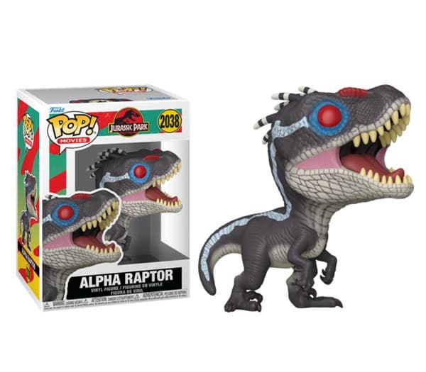 Funko Pop: Jurassic Park - Alpha Raptor #2038 - Movies Vinyl Figure 9cm