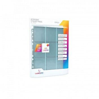 Gamegenic - Ultrasonic 9-Pocket Pages Sideloading (10 Mappelommer)