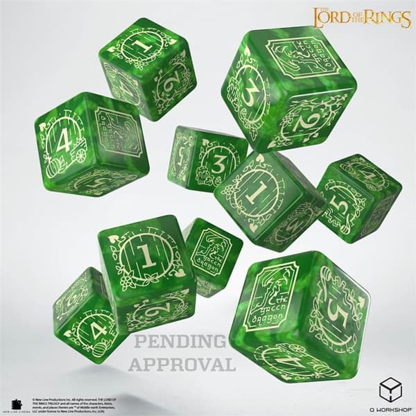 Dice - TerningesÃ¦t - 10 Terninger - 6 sidet (D6) - The Lord of the Rings: Shire