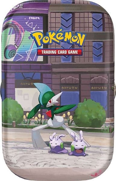 Pokemon Tin Kasse - 2026 Summer Lumiose City Mini Tin: Gallade (2 Boosters & KlistermÃ¦rker)