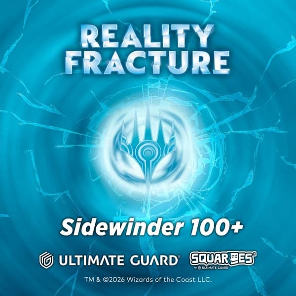 Ultimate Guard Sidewinder Deck Case (Deck Box) 100+ Standard Size XenoSkin: Magic: The Gathering - Reality Fracture: Black Rare 1