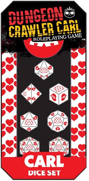 Dice - TerningesÃ¦t - 7 terninger - Dungeon Crawler Carl RPG: Carlâs Enchanted Big Boi Boxers Dice Set