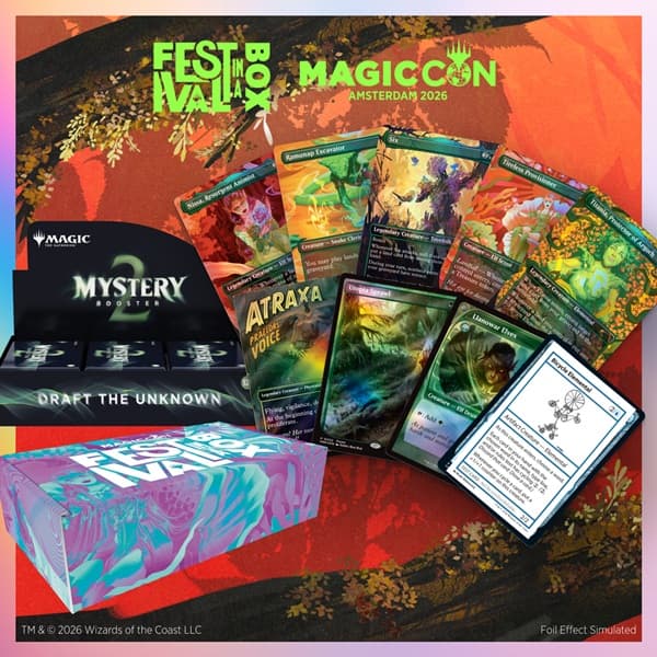 Secret Lair: MagicCon Festival in a Box: Amsterdam 2026 (Mystery Booster 2 Box/Display + Promos)