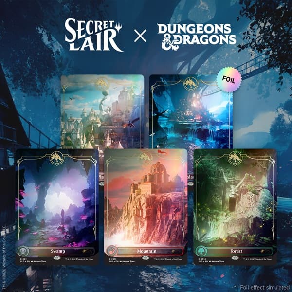 Secret Lair Drop Series (2026): Roll for Initiative Superdrop: Secret Lair x Dungeons & Dragons: Lands of the Forgotten Realms (Foil)