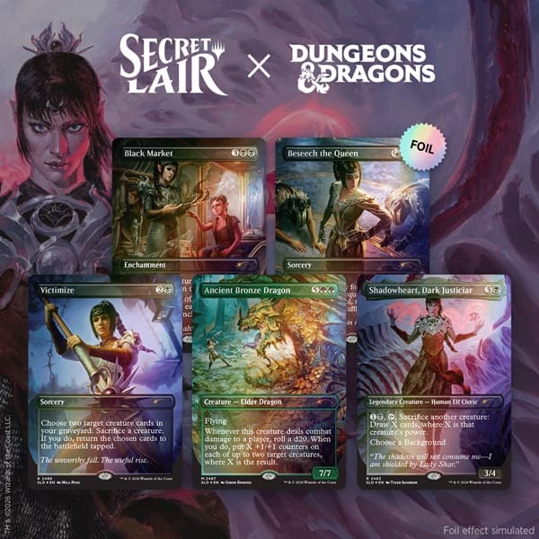 Secret Lair Drop Series (2026): Roll for Initiative Superdrop: Secret Lair x Dungeons & Dragons: Shadowheart's Devotion (Foil)