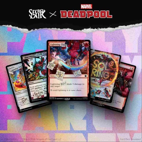Secret Lair Drop Series (2026): Secret Lair x Marvel's Deadpool: I Fixed It (You're Welcome) (Pool Party Foil)