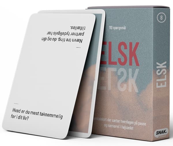 Snak: Elsk (Dansk) - Card Game