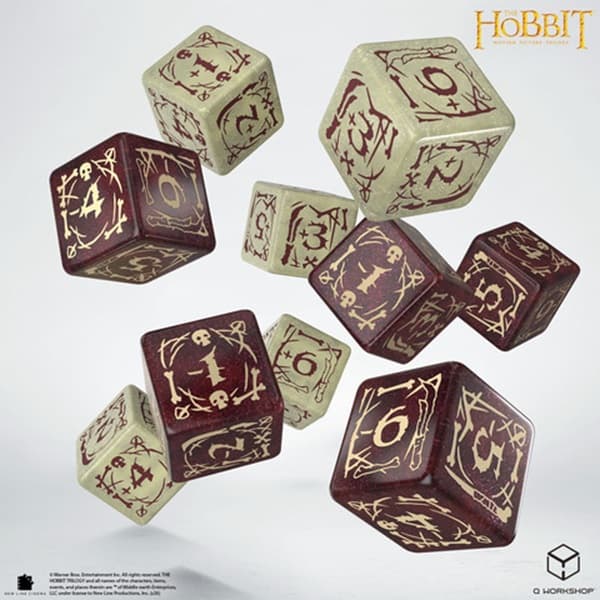 Dice - TerningesÃ¦t - 10 Terninger - 6 sidet (D6) - The Hobbit TCG: Goblins