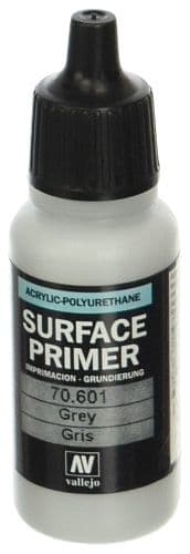 Vallejo - Surface Primer (Acrylic-Polyurethane): Grey Primer (17 ml)