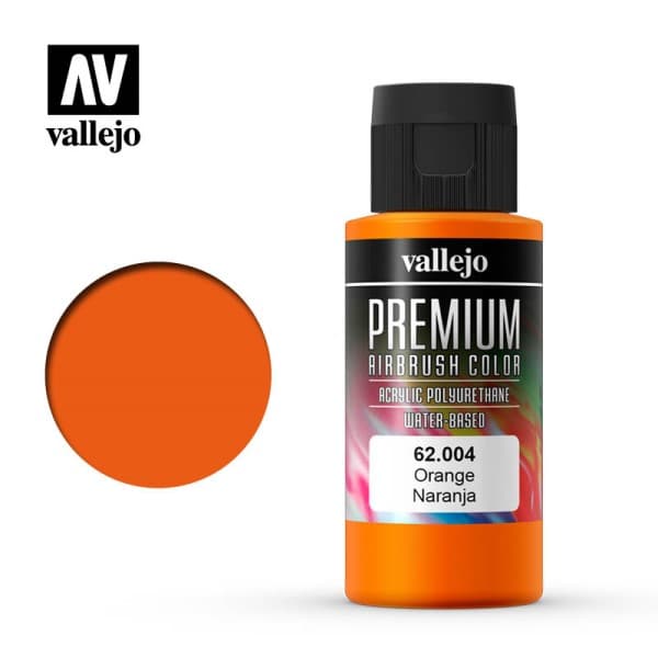 Vallejo - Premium Airbrush Color: Orange - 60ml
