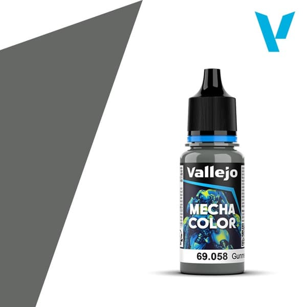 Vallejo - Mecha Airbrush Color: Metallic - Gunmetal - 18ml