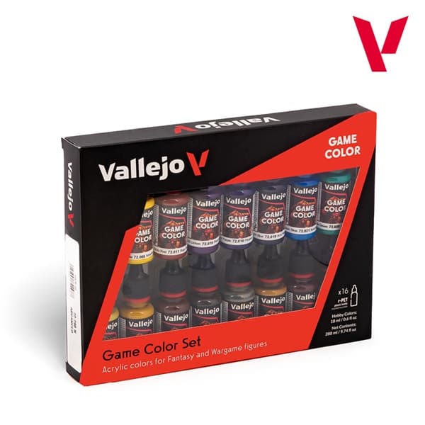 Vallejo Game Color â Paint set: Advanced Set (16 different colors)
