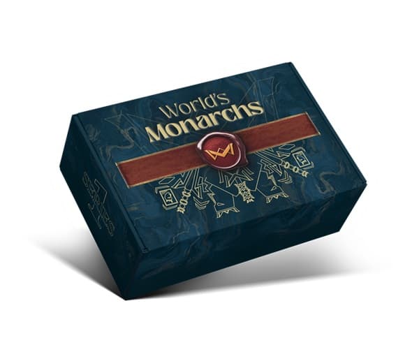 World's Monarchs: Collectible Trading Cards - Series 1 - Booster Display (Box med 24 Pakker)