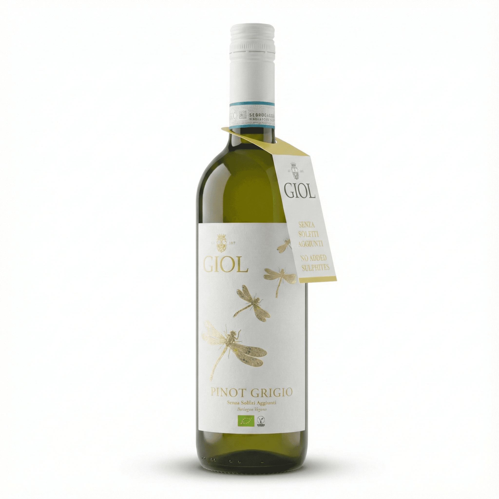 2024 Giol Pinot Grigio - Økologisk Hvidvin fra Veneto (Uden Tilsatte Sulfitter)