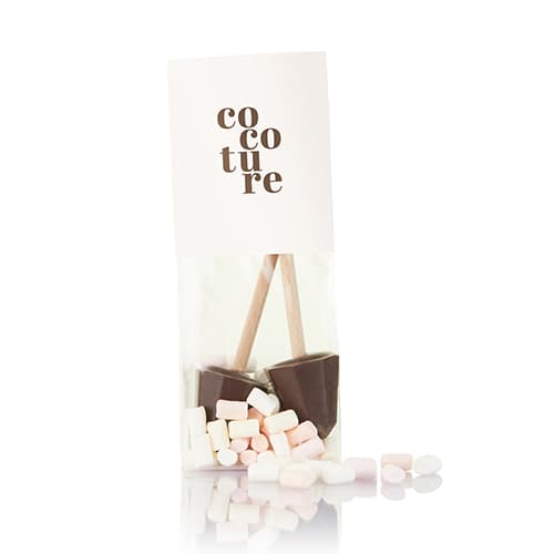 10 x 2 stk. - Chokosticks med marshmallows fra Cocoture
