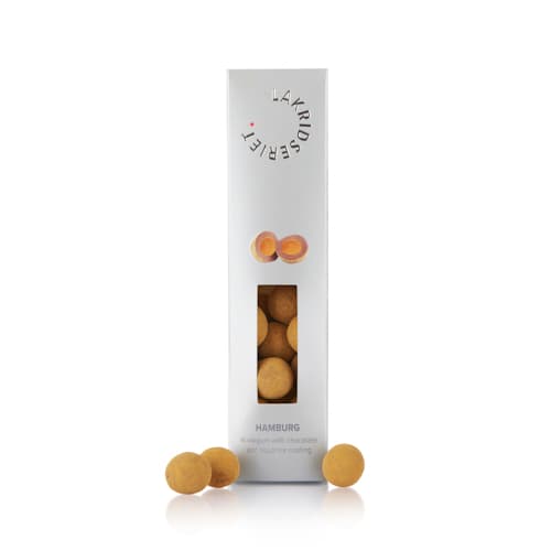 Hamburg - Syrlig vingummi m/ chokolade & lakrids - 170g