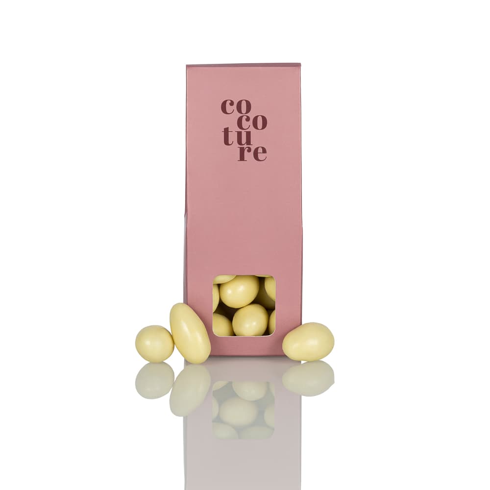 Dobbelt-overtrukket rommandel i Cocoture dragébox - 50g
