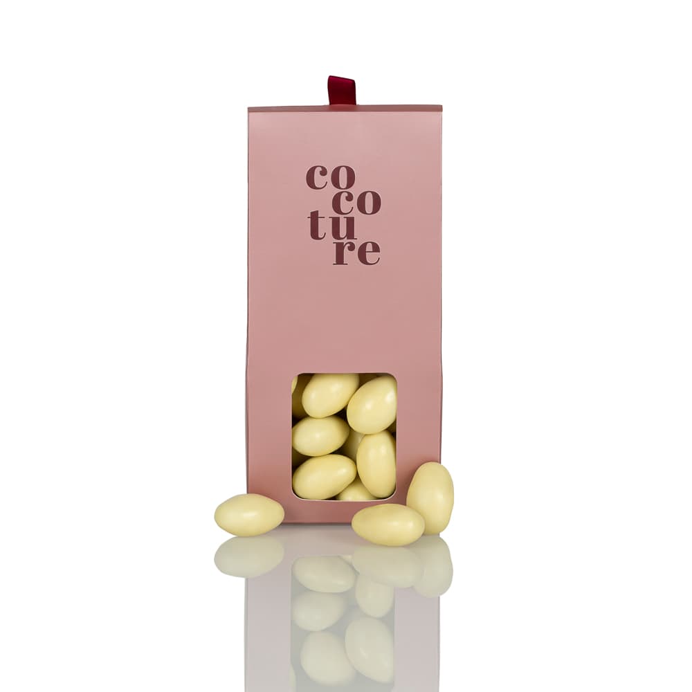Dobbelt-overtrukket rommandel i Cocoture dragébox - 90g