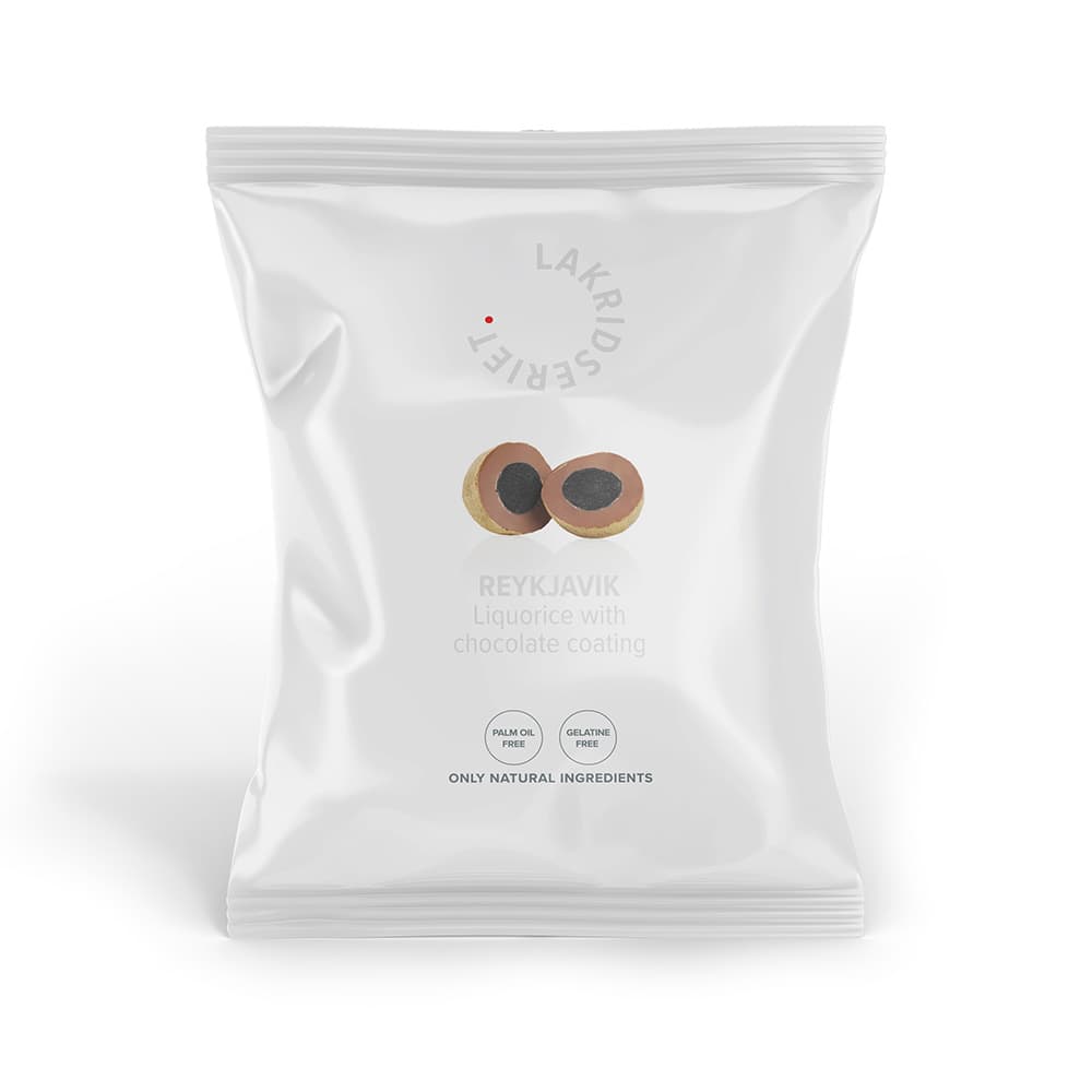 Lakridseriet - Reykjavik - lakrids med chokolade - 95g