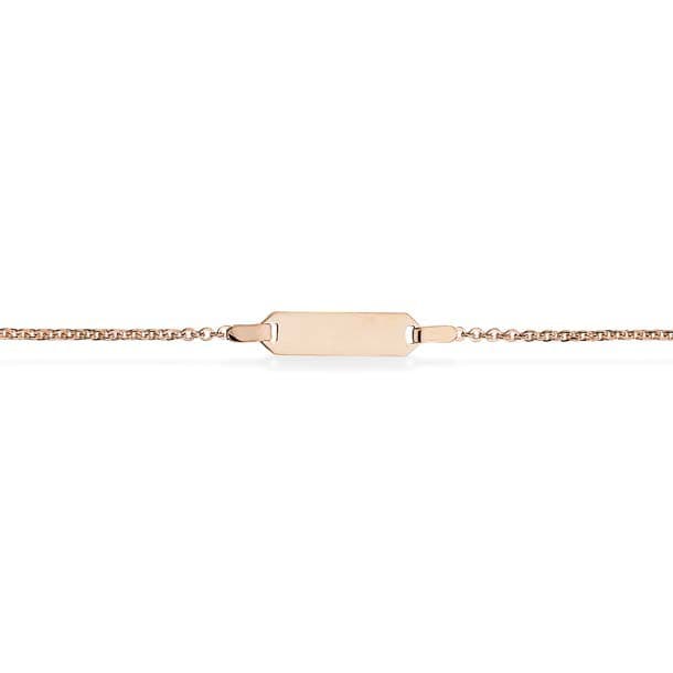 Scrouples Børnearmbånd plade 8 kt guld 14+2 cm