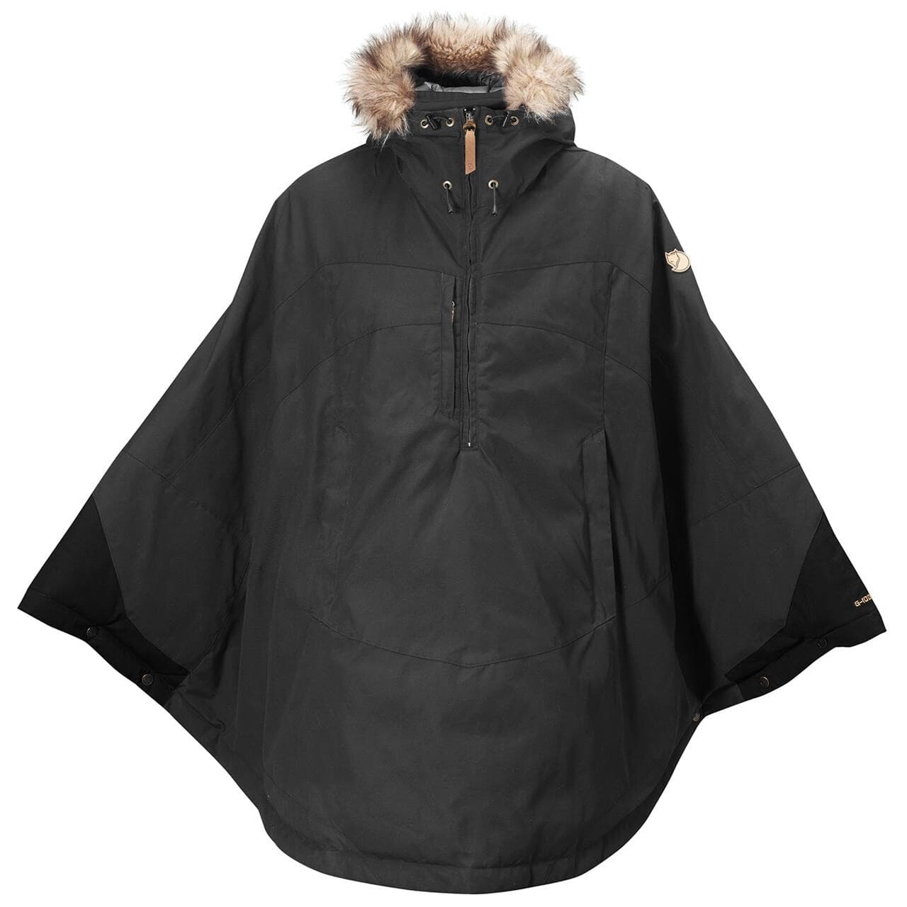 Fjällräven Womens Luhkka Cape (Grå (DARK GREY/030) Large)