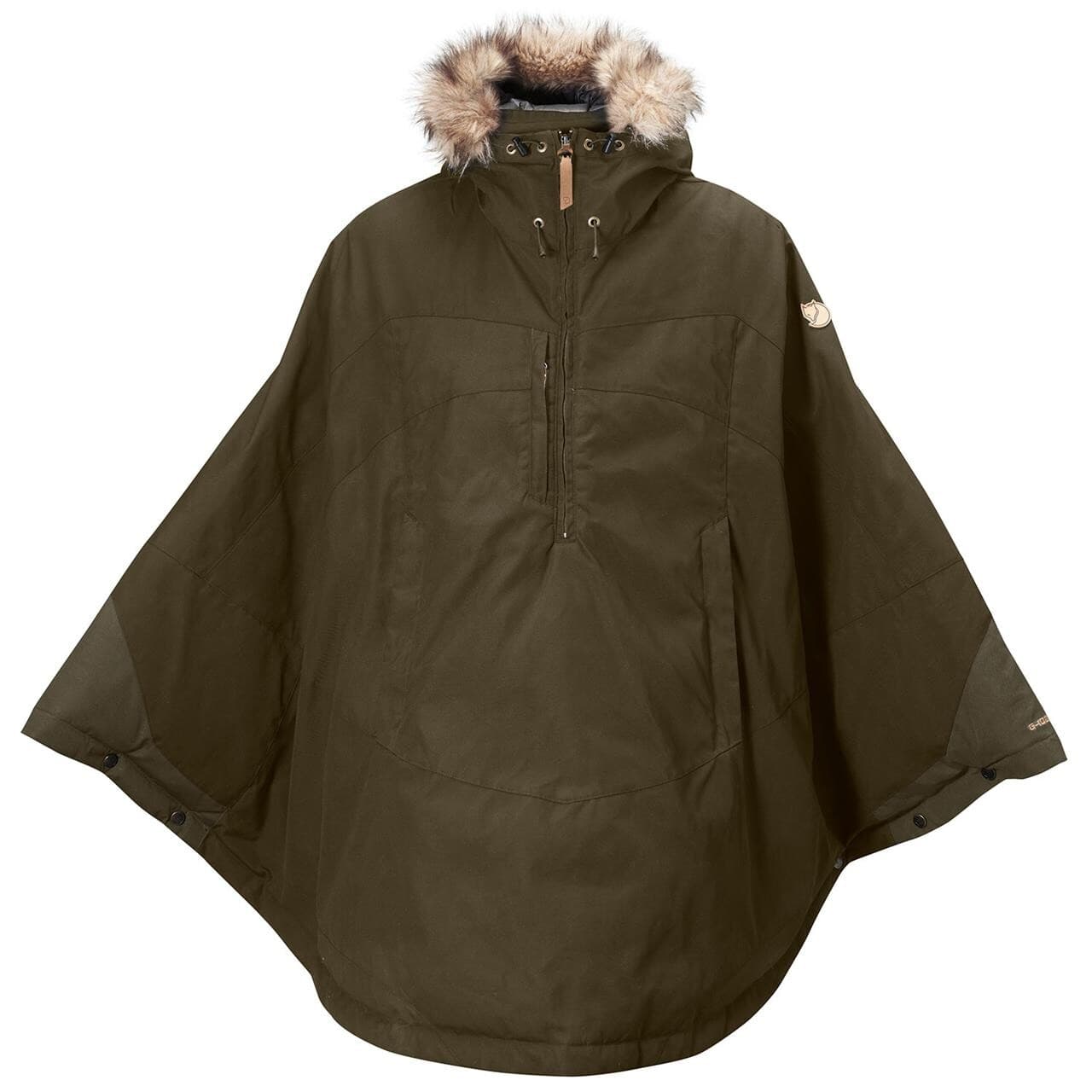Fjällräven Womens Luhkka Cape (Grøn (DARK OLIVE/633) X-large)