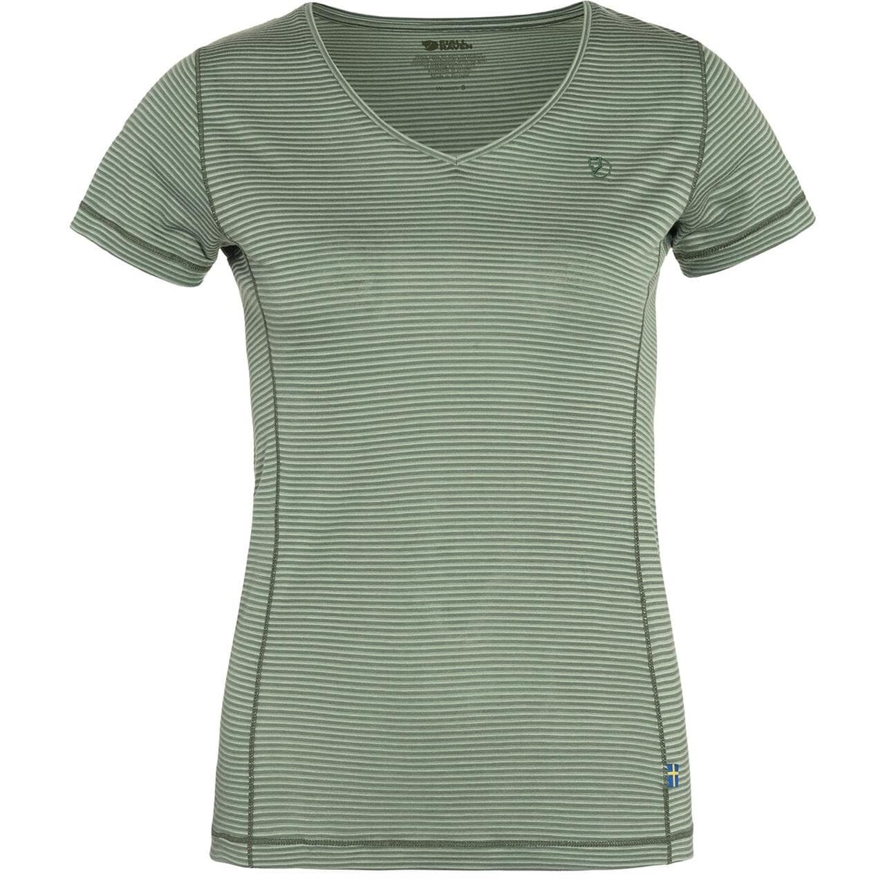 Fjällräven Womens Abisko Cool T-Shirt (Grøn (PATINA GREEN/614) X-small)