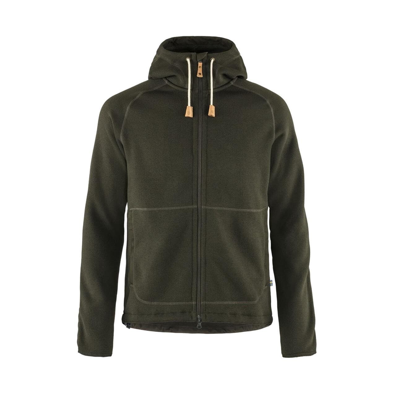 Fjällräven Mens Övik Fleece Hoodie (Grøn (DEEP FOREST/662) X-large)