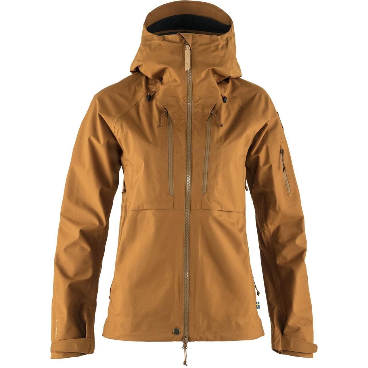 Fjällräven Womens Keb Eco-Shell Jacket (Brun (CHESTNUT/230) Large)