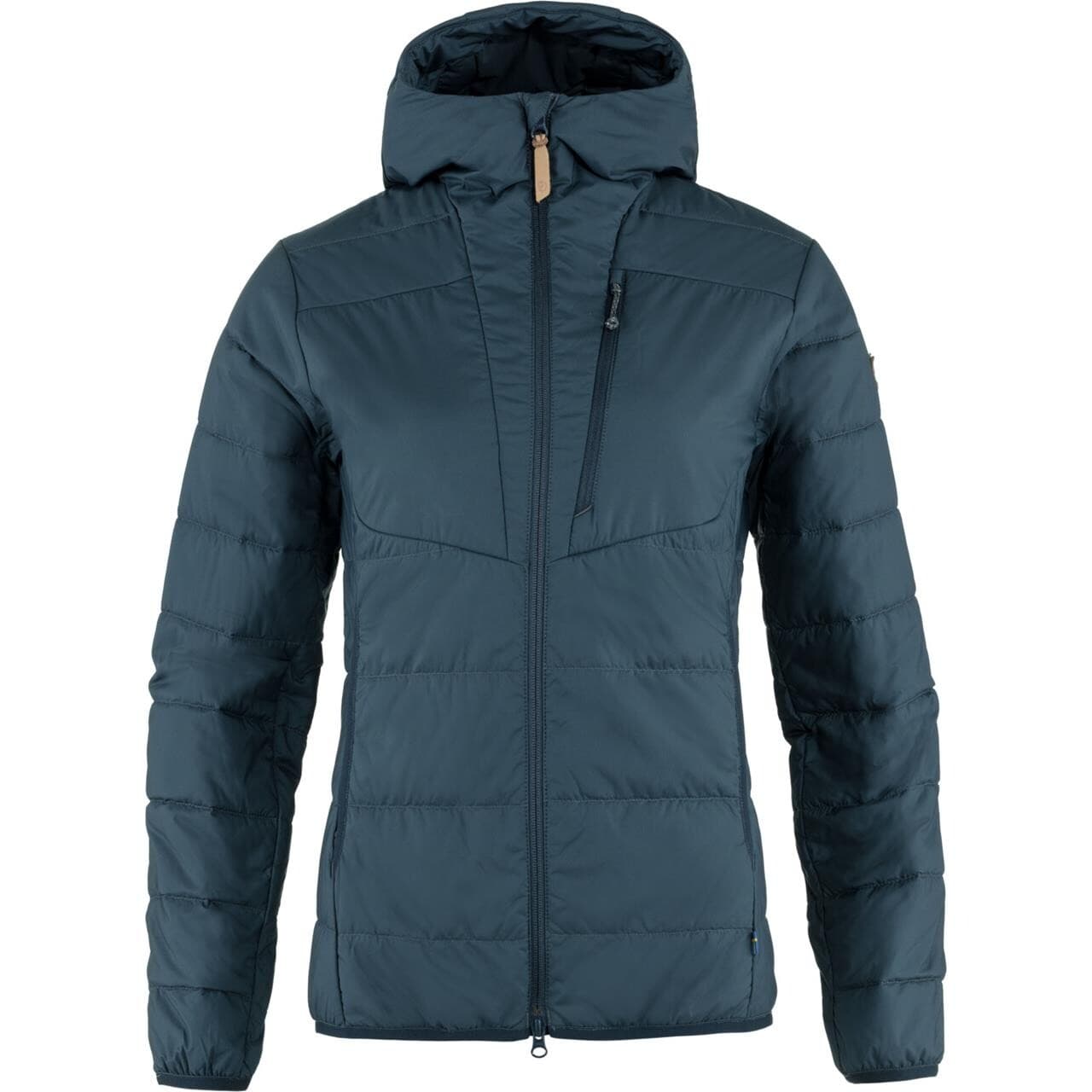 Fjällräven Womens Keb Padded Hoodie (Blå (MOUNTAIN BLUE/570) X-large)