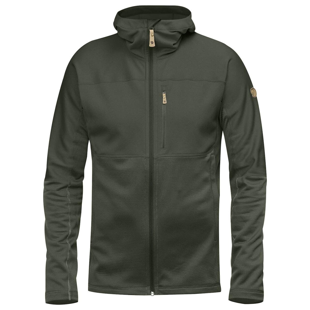 Fjällräven Mens Abisko Trail Fleece (Grøn (DEEP FOREST/662) Medium)