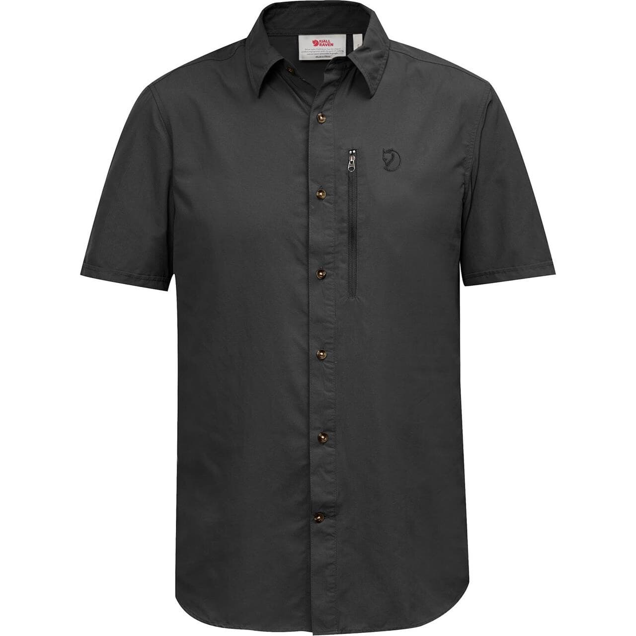 Fjällräven Mens Abisko Hike Shirt S/S (Grå (DARK GREY/030) X-large)