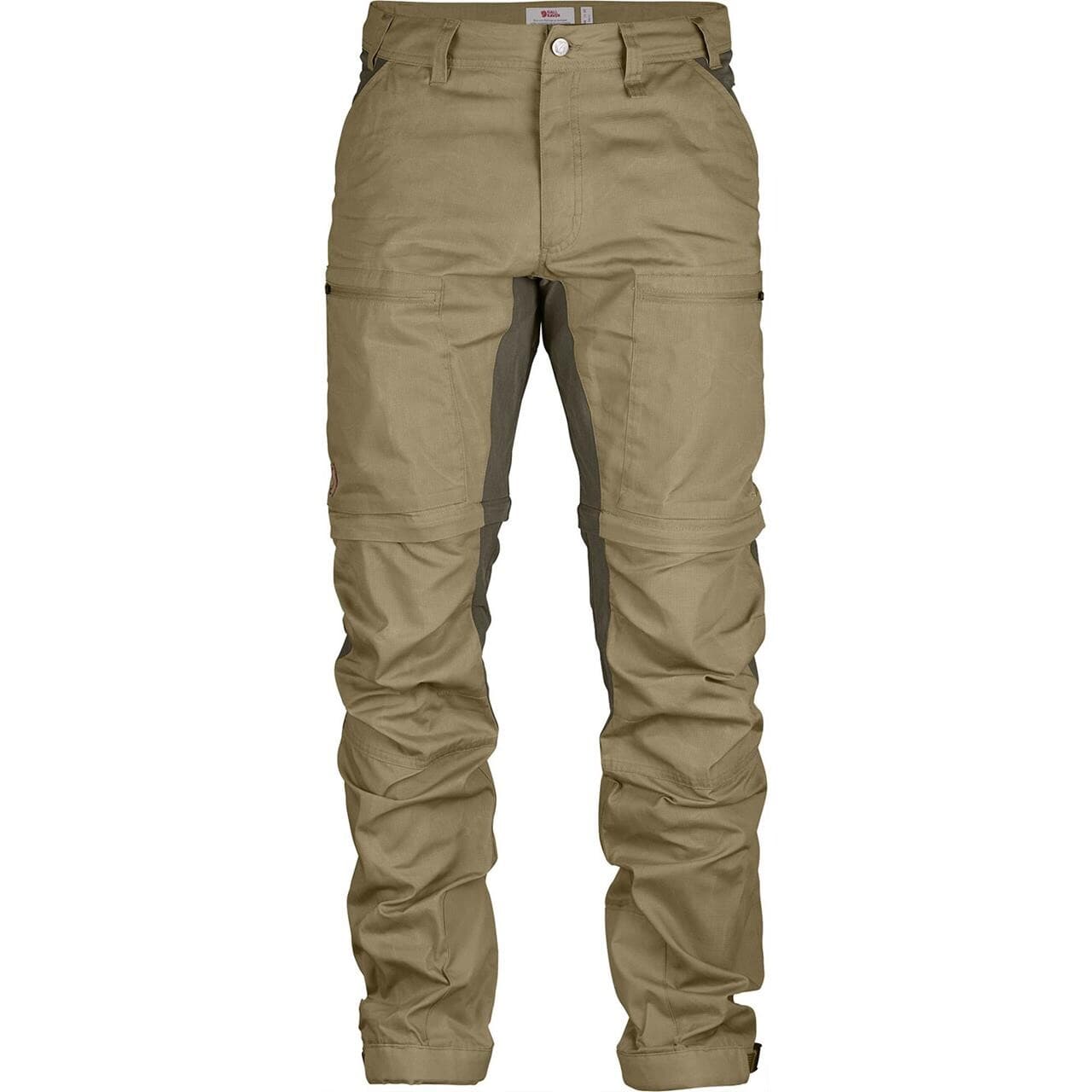 Fjällräven Mens Abisko Lite Trekking ZO Trouser REG (Beige (SAND-TARMAC/220-246) 52)