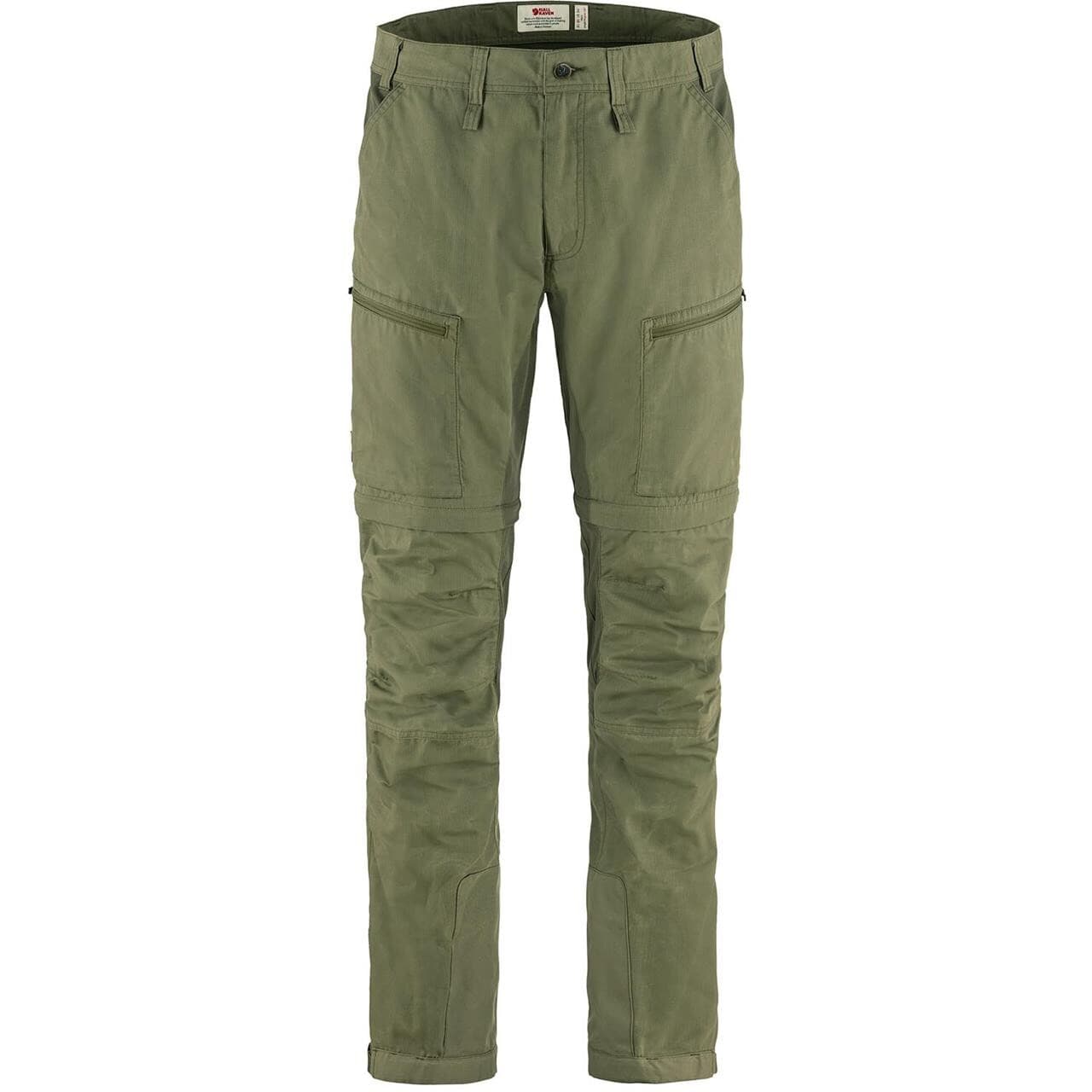 Fjällräven Mens Abisko Lite Trekking ZO Trouser REG (Grøn (GREEN-LAUREL GREEN/620-625) 58)
