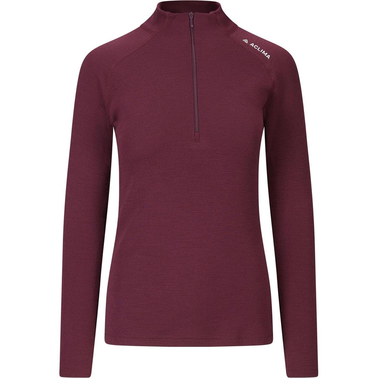 Aclima Womens Warmwool Mock Neck Shirt (Lilla (FIG) X-large)