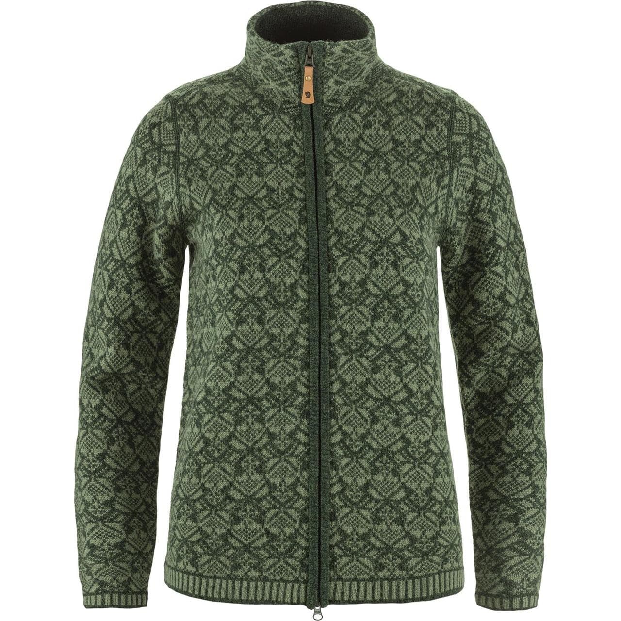 Fjällräven Womens Snow Cardigan (Grøn (DEEP FOREST/662) Medium)