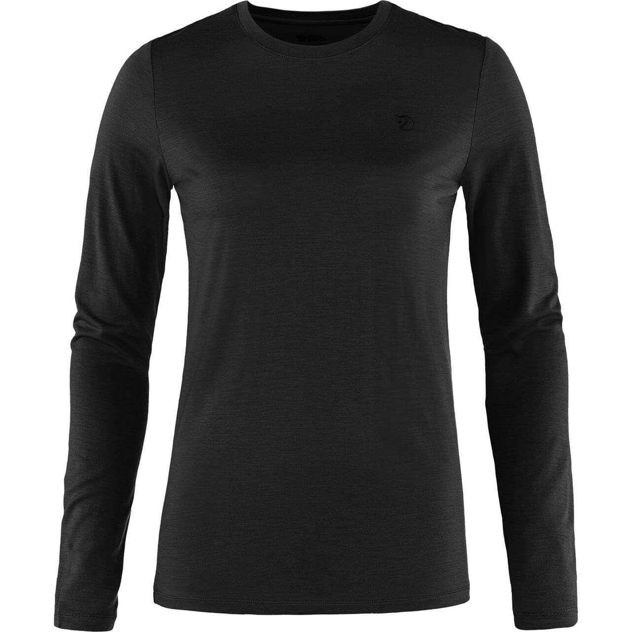 Fjällräven Womens Abisko Wool L/S (Sort (BLACK/550) X-large)