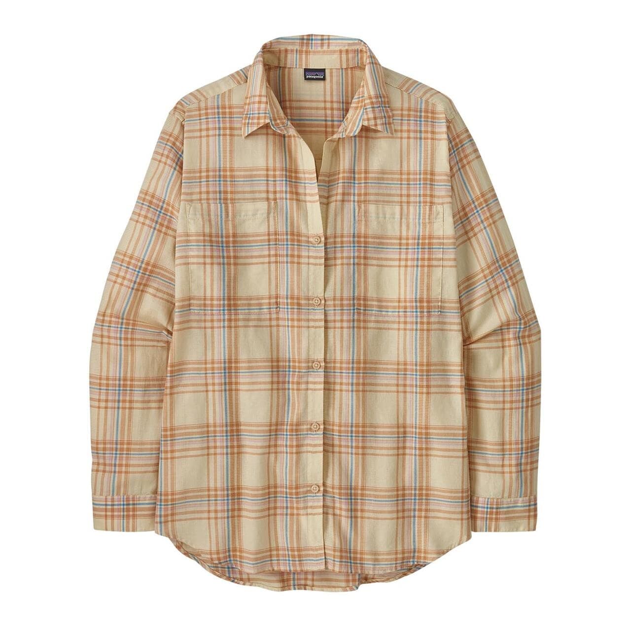 Patagonia Womens LW A/C Buttondown (Beige (BEACH TIME: NATURAL) Small)