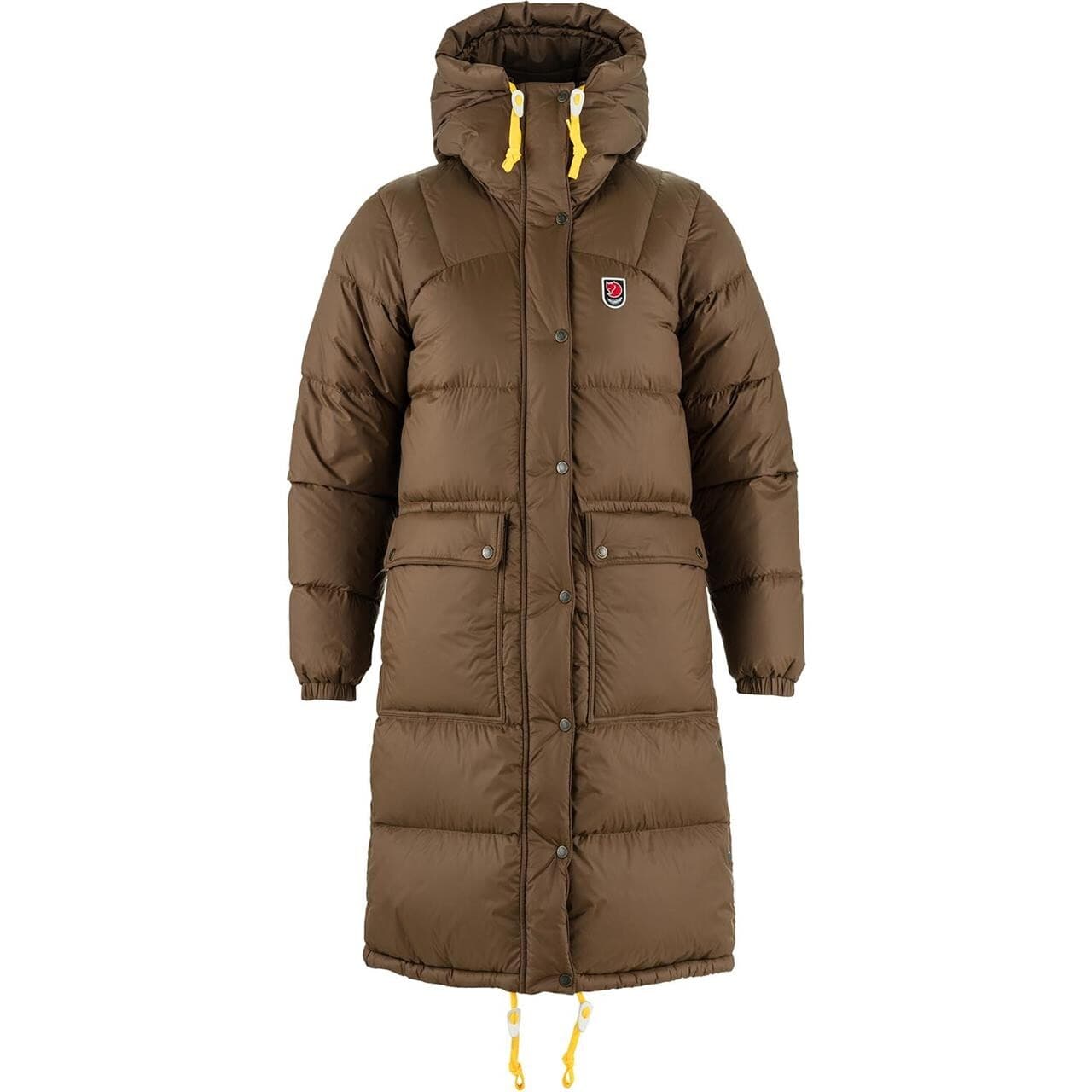 Fjällräven Womens Expedition Long Down Parka (Brun (DARK OAK/299) Medium)