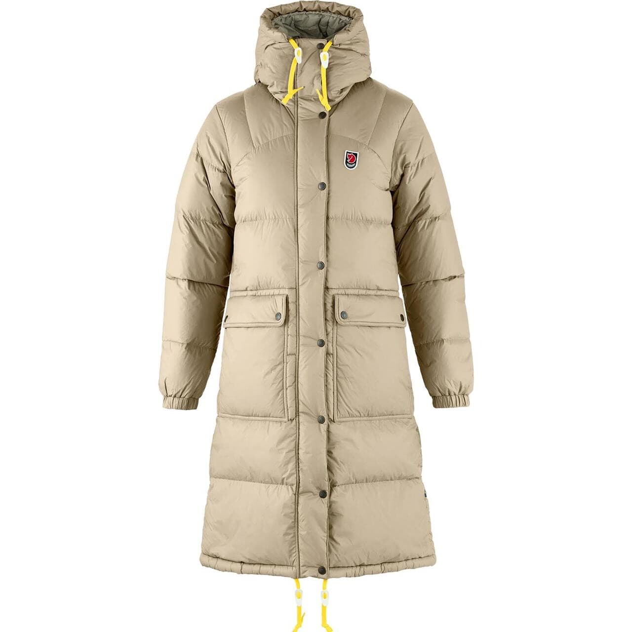 Fjällräven Womens Expedition Long Down Parka (Beige (FOSSIL/118) Large)