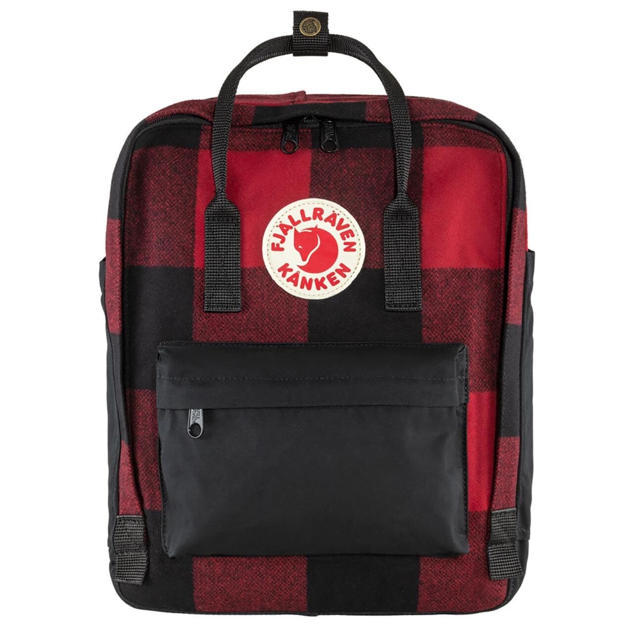 Fjällräven Kånken Re-wool (Rød (RED-BLACK/320-550) One size)