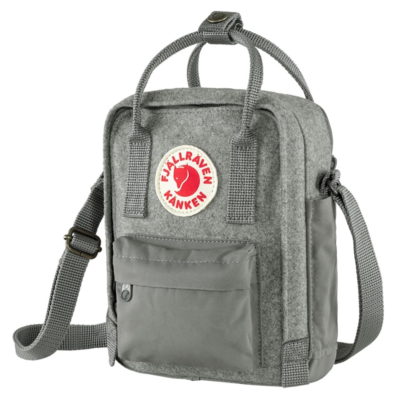 Fjällräven Kånken Re-wool Sling (Grå (GRANITE GREY/027) One size)