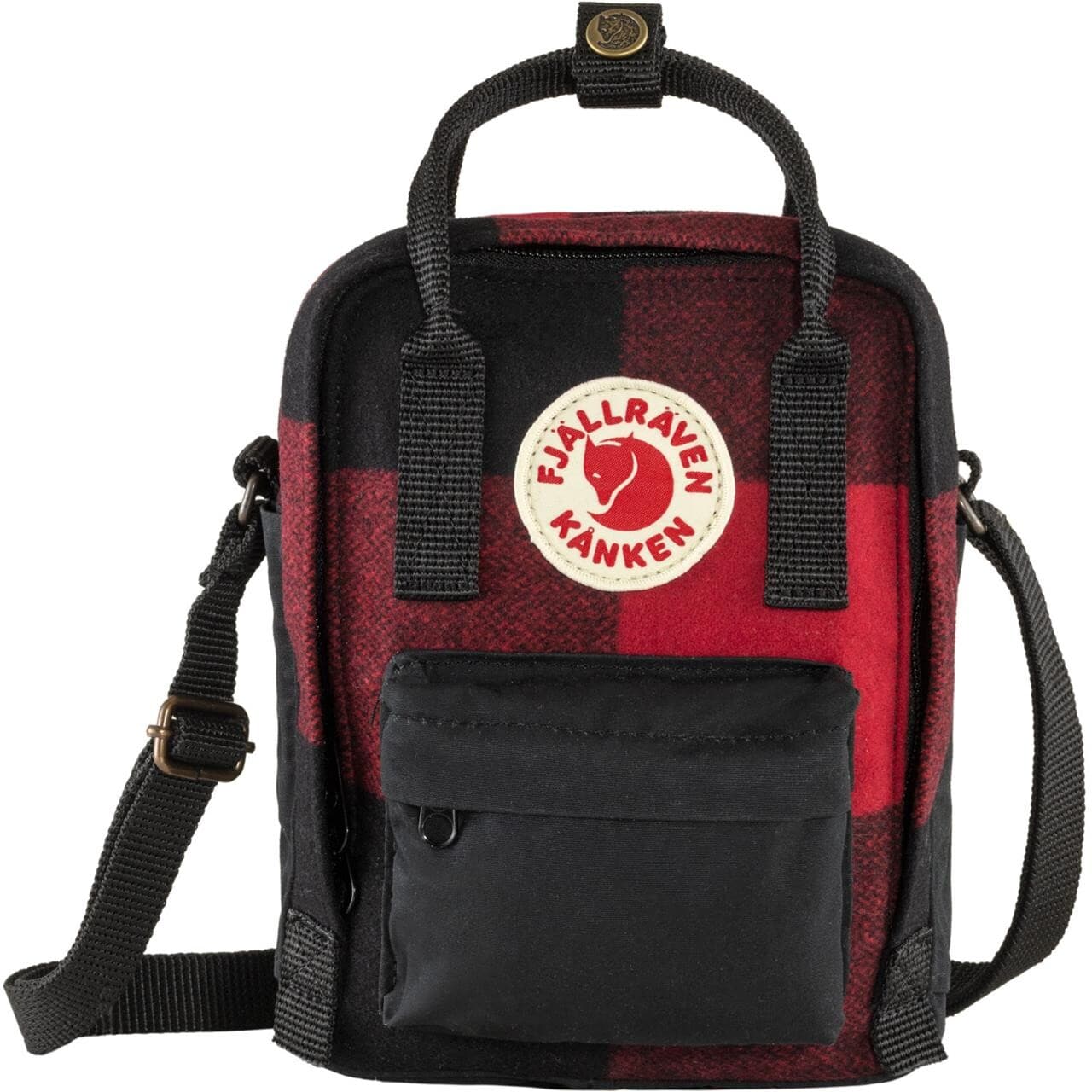 Fjällräven Kånken Re-wool Sling (Rød (RED-BLACK/320-550) One size)
