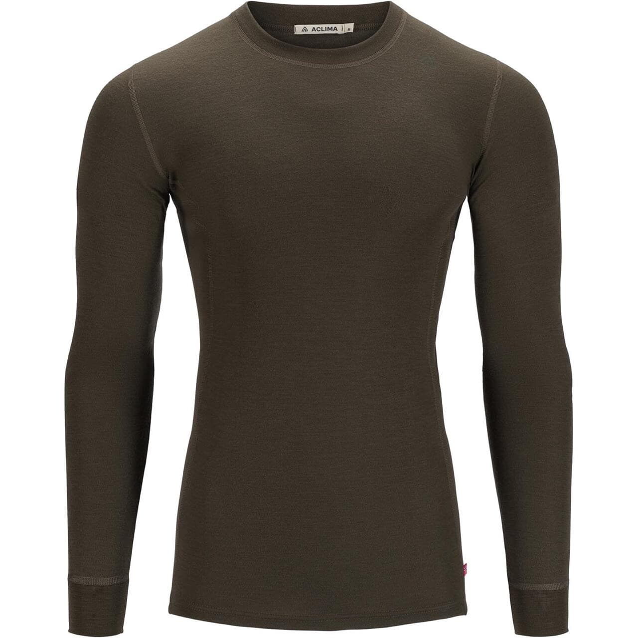 Aclima Mens WarmWool Crew Neck Shirt (Grøn (TARMAC) XX-large)