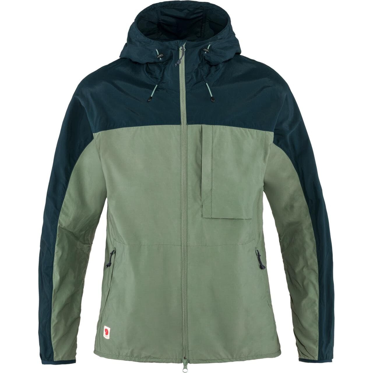 Fjällräven Mens High Coast Wind Jacket (Grøn (PATINA GREEN-NAVY/614-560) Large)