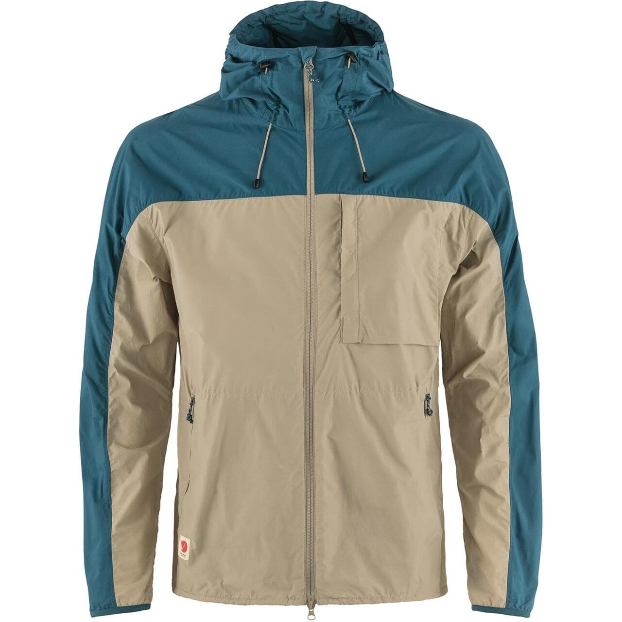 Fjällräven Mens High Coast Wind Jacket (Hvid (FOSSIL-DEEP SEA/118-574) Large)