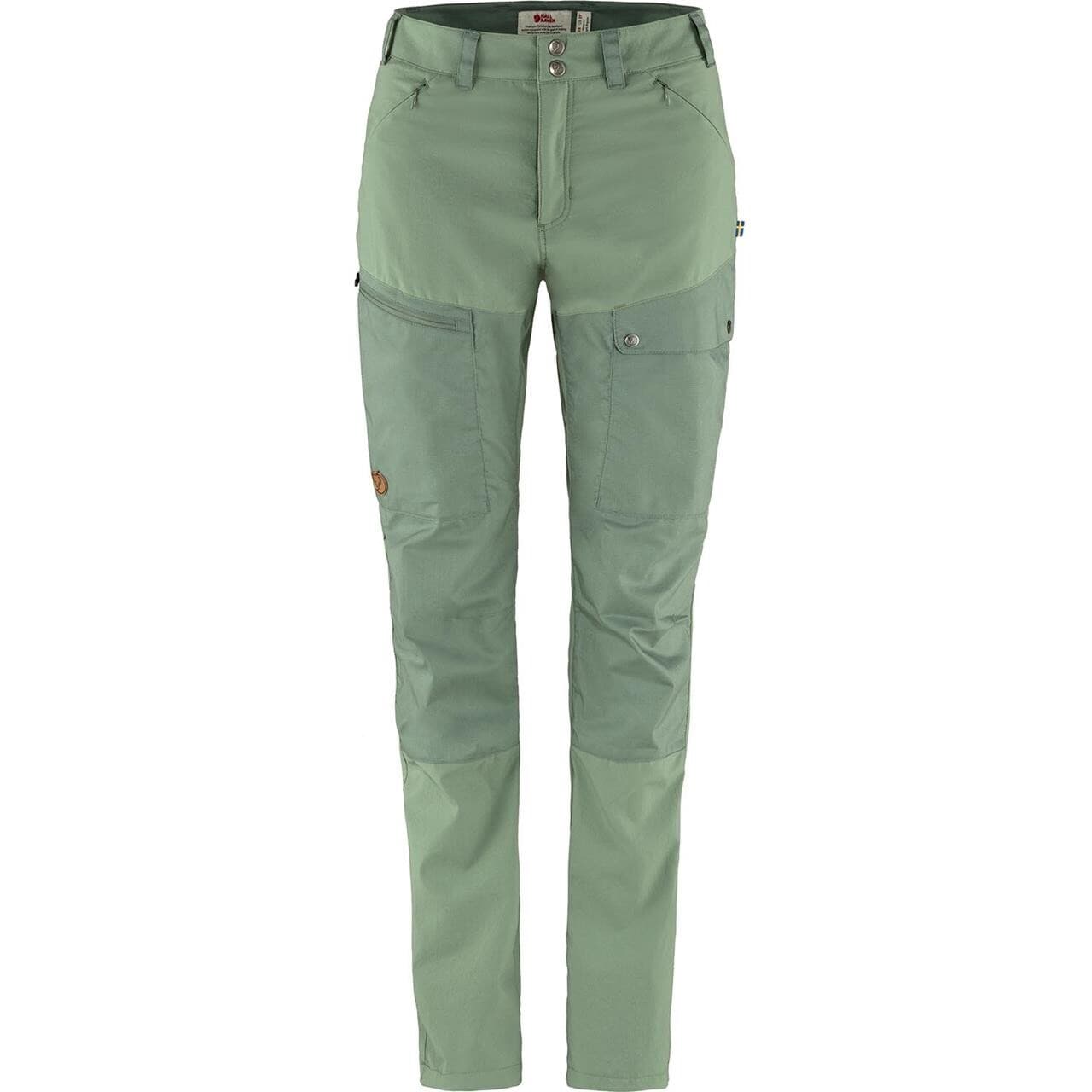 Fjällräven Womens Abisko Midsummer Trousers Short (Grøn (JADE GREEN-PATINA GRN/613-614) 38)