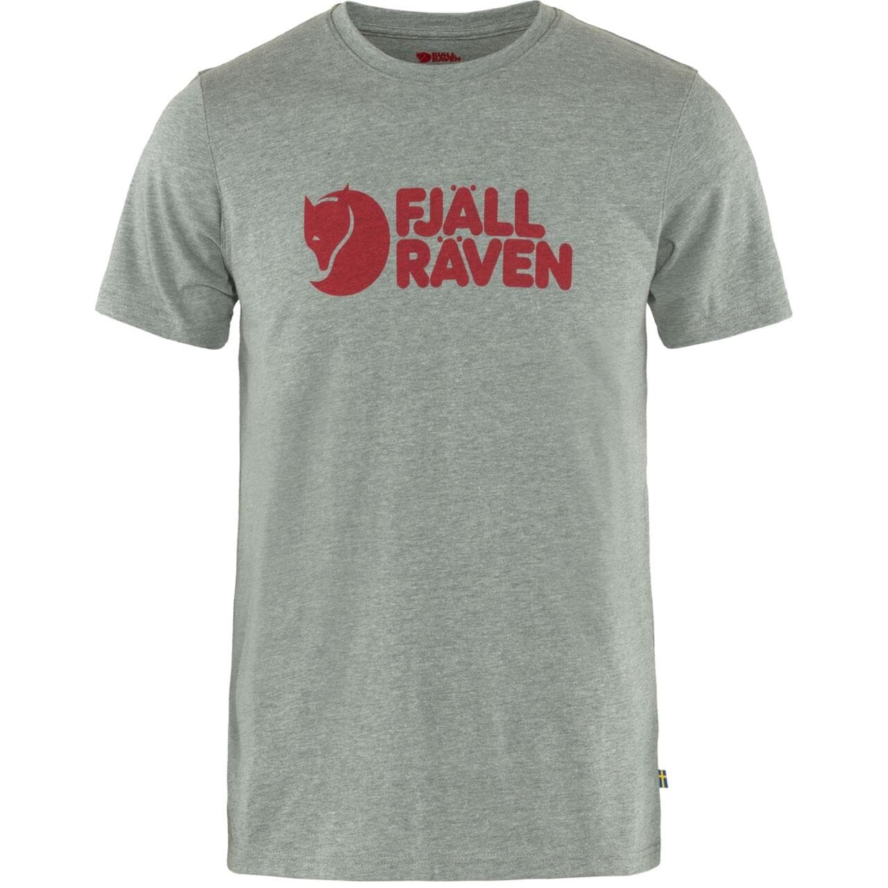 Fjällräven Mens Fjällräven Logo T-shirt (Grå (GREY MELANGE/051) Medium)