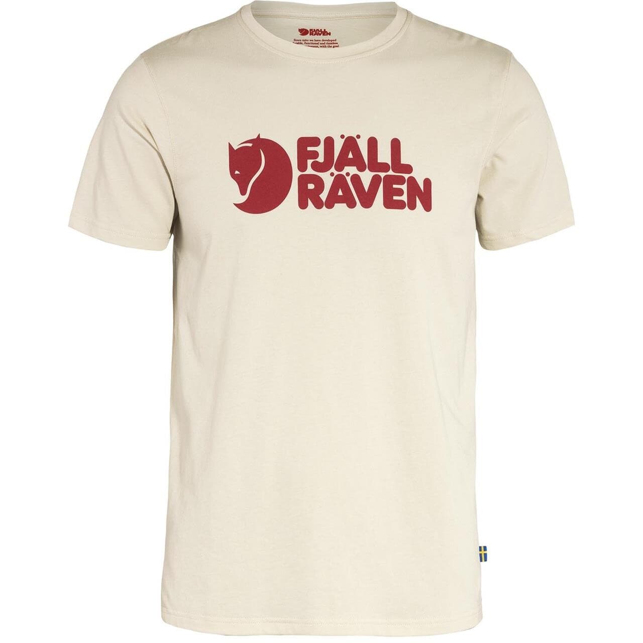 Fjällräven Mens Fjällräven Logo T-shirt (Hvid (CHALK WHITE/113) Medium)