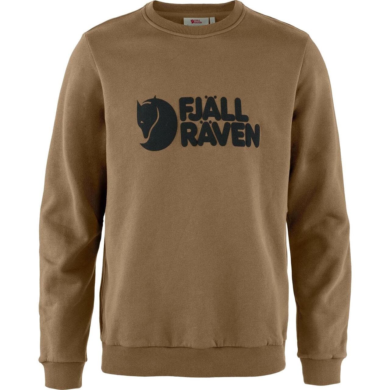 Fjällräven Mens Fjällräven Logo Sweater (Brun (WOOD BROWN/265) Medium)